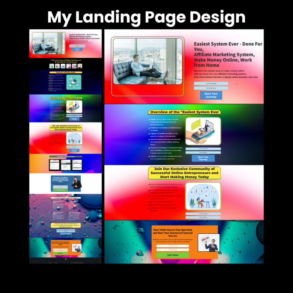 My Landing Page Design