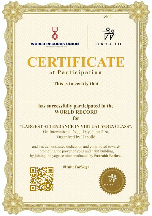 World Record On International Yoga Day