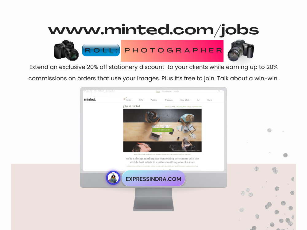 Photographer with Minted
