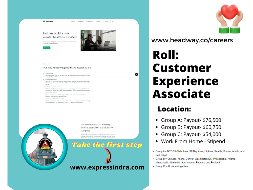 Customer Experience Associate at Headway