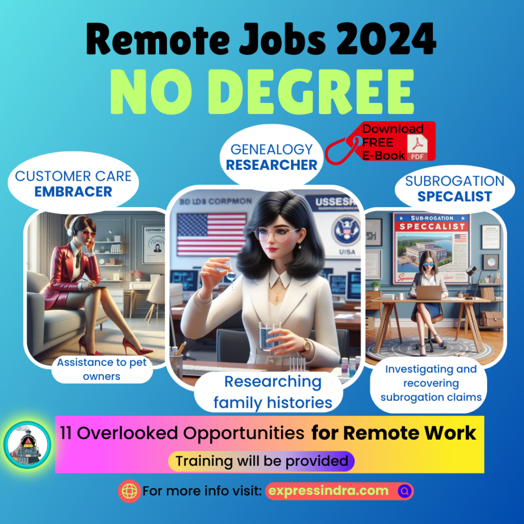 Remote Jobs 2024 No Degree